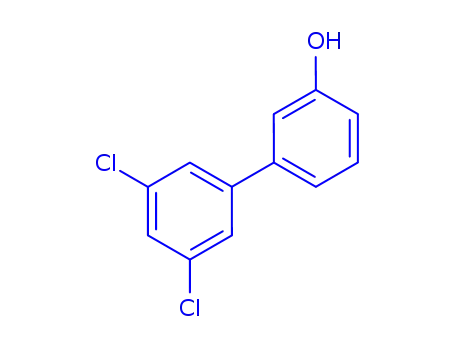 Molecular Structure of 79881-34-8 (3-(3,5-dichlorophenyl)phenol)