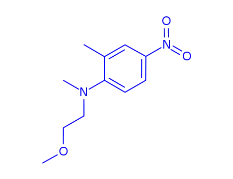 벤젠아민, N-(2-메톡시에틸)-N,2-디메틸-4-니트로-(9CI)