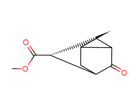 (1R,7R)-(+)-2-Oxotricyclo<2.2.1.0<sup>3.5</sup>>heptan-7-carbonsaeure-methylester
