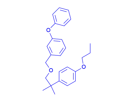 Molecular Structure of 80844-09-3 (1-{[2-methyl-2-(4-propoxyphenyl)propoxy]methyl}-3-phenoxybenzene)