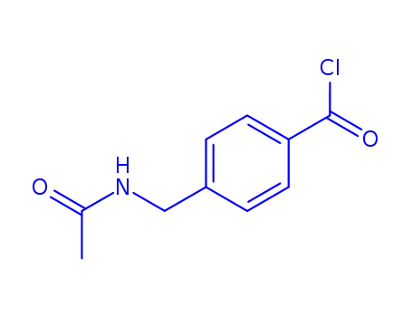 Benzoyl chloride, 4-[(acetylamino)methyl]- (9CI)