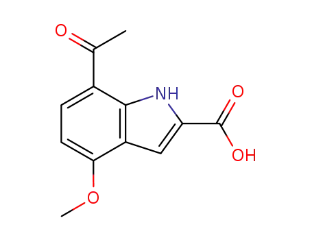 acide acetyl-7 methoxy-4 indolecarboxylique-2