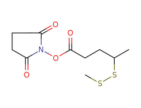 Pentanoic acid, 4-(methyldithio)-, 2,5-dioxo-1-pyrrolidinyl ester
