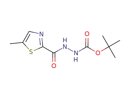 tert-butyl 2-(5-methylthiazole-2-carbonyl)hydrazine-1-carboxylate