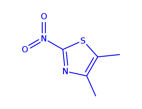 Molecular Structure of 850851-36-4 (Thiazole,  4,5-dimethyl-2-nitro-)