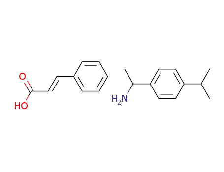 1-(4-Isopropyl-phenyl)-ethylamine; compound with (E)-3-phenyl-acrylic acid