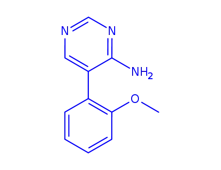 Pyrimidine, 4-amino-5-[o-methoxyphenyl]- (5CI)