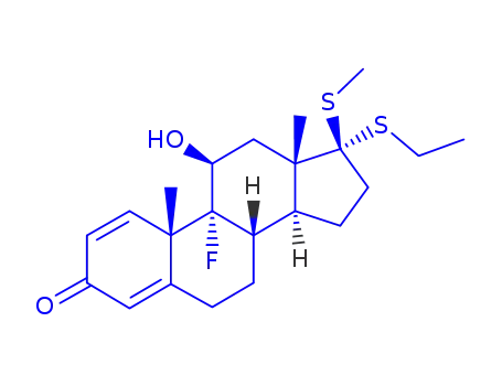 Molecular Structure of 85197-76-8 (17(S)-Tipredane)