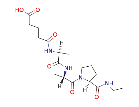 Molecular Structure of 83808-37-1 (glutaryl-alanyl-alanyl-prolylethylamide)