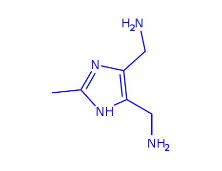 Molecular Structure of 858514-13-3 (Imidazole,  4,5-bis(aminomethyl)-2-methyl-  (4CI))