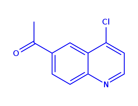 Molecular Structure of 859962-03-1 (1-(4-Chloro-quinolin-6-yl)-ethanone)
