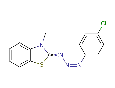 cis-1-(4-Chlorphenyl)-3-(3-methyl-benzthiazolin-2-yliden)triazen