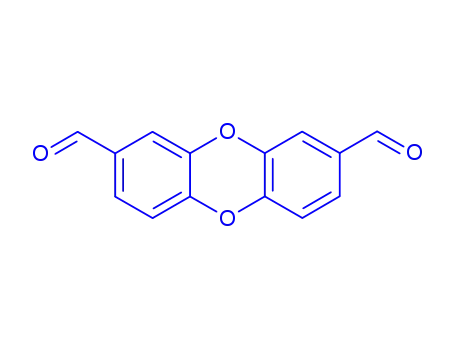 Molecular Structure of 856053-86-6 (Dibenzo[b,e][1,4]dioxin-2,8-dicarboxaldehyde)