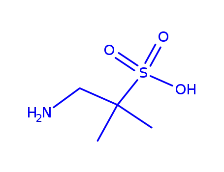 Molecular Structure of 846056-86-8 (2-Propanesulfonic  acid,  1-amino-2-methyl-)
