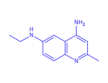 Quinaldine, 4-amino-6-ethylamino-