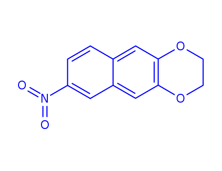 Naphtho[2,3-b]-p-dioxin,  2,3-dihydro-7-nitro-  (5CI)