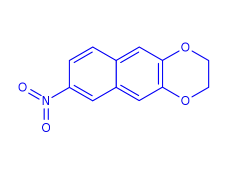 Naphtho[2,3-b]-p-dioxin,  2,3-dihydro-7-nitro-  (5CI)