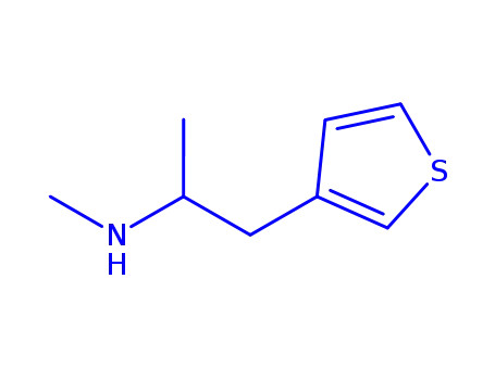 Molecular Structure of 857521-94-9 (N-Methyl-1-(3-thienyl)-2-propylaMine)
