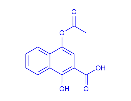 4-(ACETYLOXY)-1-HYDROXY-2-NAPHTHOIC ACID