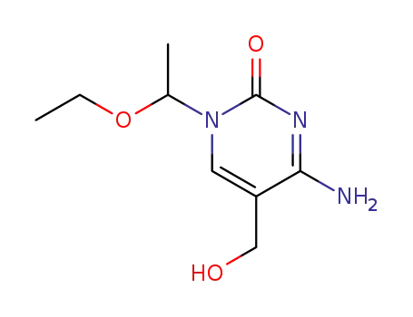 4-Amino-1-(1-ethoxy-ethyl)-5-hydroxymethyl-1H-pyrimidin-2-one