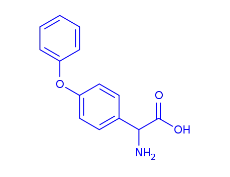 Molecular Structure of 858843-03-5 (AMINO-(4-PHENOXY-PHENYL)-ACETIC ACID)