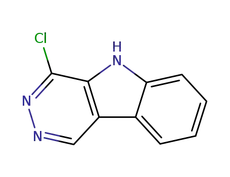 Molecular Structure of 85076-68-2 (5H-Pyridazino[4,5-b]indole, 4-chloro-)