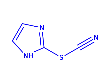 Molecular Structure of 859492-05-0 (Thiocyanic  acid,  2-imidazolyl  ester  (5CI))