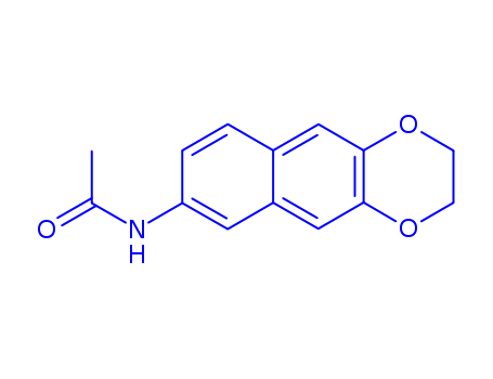 Naphtho[2,3-b]-p-dioxin,  7-acetamido-2,3-dihydro-  (5CI)
