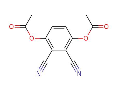 Molecular Structure of 83619-73-2 (1,4-DIACETOXY-2,3-DICYANOBENZENE)