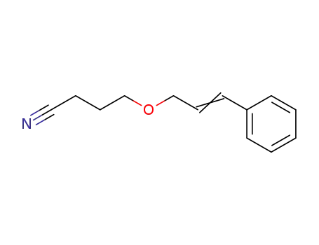 Molecular Structure of 33563-78-9 (4-Cinnamyloxy-butyronitril)