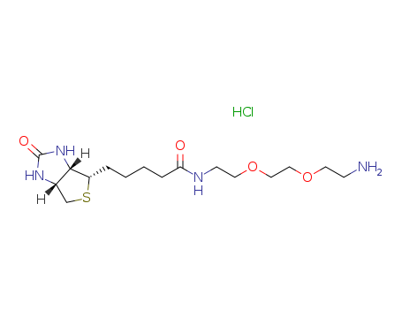 (3aS,4S,6aR)-N-[2-[2-(2-Aminoethoxy)ethoxy]ethyl]hexahydro-2-oxo-1H-thieno[3,4-d]imidazole-4-pentanamide monohydrochloride