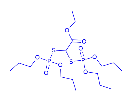 ethyl bis[(dipropoxyphosphoryl)sulfanyl]acetate