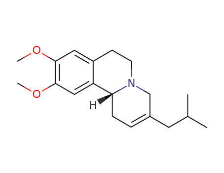 Molecular Structure of 920265-21-0 ((11bR)-1,6,7,11b-tetrahydro-9,10-dimethoxy-3-(2-methylpropyl)-4H-benzo[a]quinolizine)
