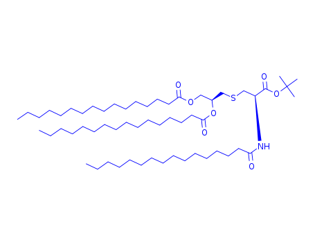 Hexadecanoic acid,1-[[[(2R)-3-(1,1-dimethylethoxy)-3-oxo-2-[(1-oxohexadecyl)amino]propyl]thio]methyl]-1,2-ethanediylester (9CI)
