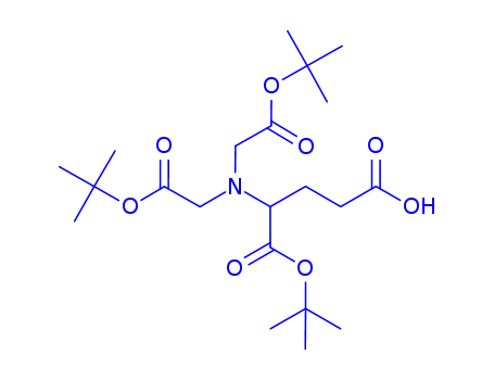 Molecular Structure of 862778-55-0 (N,N-Bis[2-(1,1-diMethylethoxy)-2-oxoethyl]-L-glutaMic Acid 1-(1,1-DiMethylethyl) Ester)