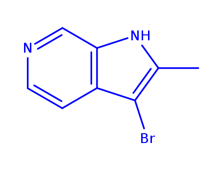 1H-Pyrrolo[2,3-c]pyridine, 3-bromo-2-methyl-