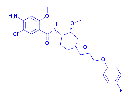 Molecular Structure of 86718-75-4 (Cisapride N-Oxide)