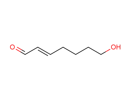 Molecular Structure of 1100136-96-6 ((E)-7-hydroxyhept-2-enal)