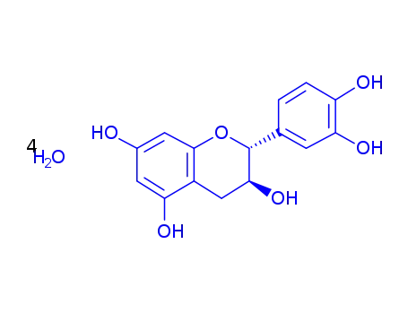 2H-1-Benzopyran-3,5,7-triol,2-(3,4-dihydroxyphenyl)-3,4-dihydro-, hydrate (1:1), (2R,3S)-