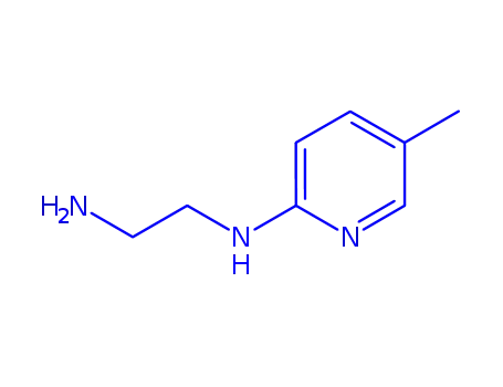 Molecular Structure of 88260-11-1 (1,2-Ethanediamine, N-(5-methyl-2-pyridinyl)-)