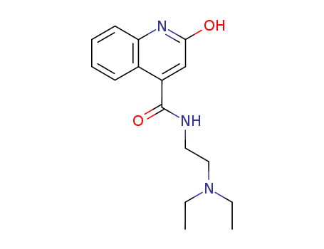 2-Hydroxy-chinolin-4-carbonsaeure-diethylethylendiamid