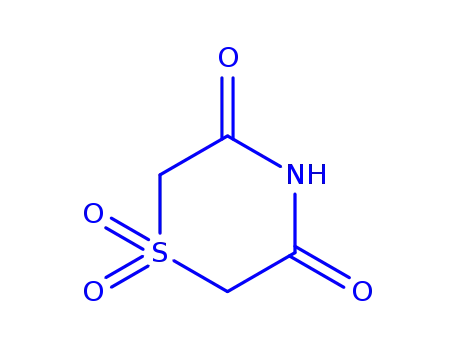 Molecular Structure of 883797-87-3 (1,1-Dioxide-3,5-thiomorpholinedione)