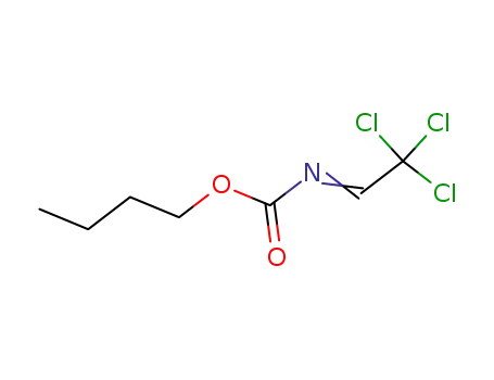 Molecular Structure of 86797-38-8 (Carbamicacid, (2,2,2-trichloroethylidene)-, butyl ester (9CI))