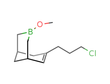 Molecular Structure of 119352-32-8 (3-methoxy-7-(3-chloropropyl)-3-borabicyclo{3.3.1}non-6-ene)