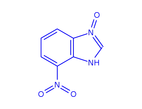 Molecular Structure of 892875-81-9 (1H-Benzimidazole,  7-nitro-,  3-oxide)