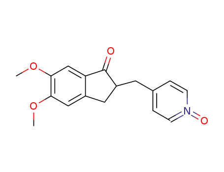 4-[(5,6-dimethoxy-1-indanon-2-yl)methyl]pyridine N-oxide