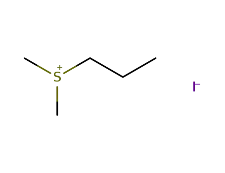 Molecular Structure of 52238-40-1 (Sulfonium, dimethylpropyl-, iodide)