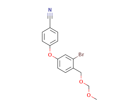 2-bromo-4-(4-cyanophenoxy)-1-(methoxymethoxymethyl)benzene
