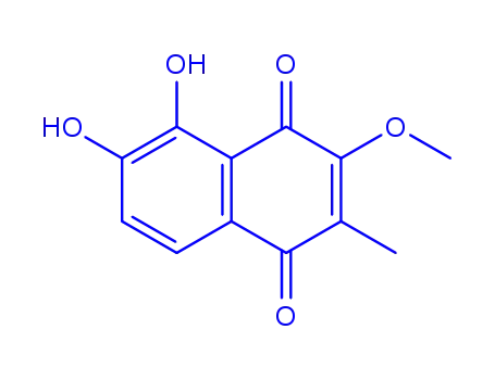 1,4-Naphthalenedione, 5,6-dihydroxy-3-methoxy-2-methyl-