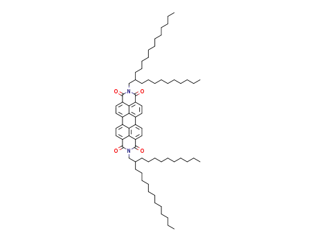 Molecular Structure of 1187541-55-4 (N,N'-bis(2-decyltetradecyl)-3,4,9,10-perylene diimide)